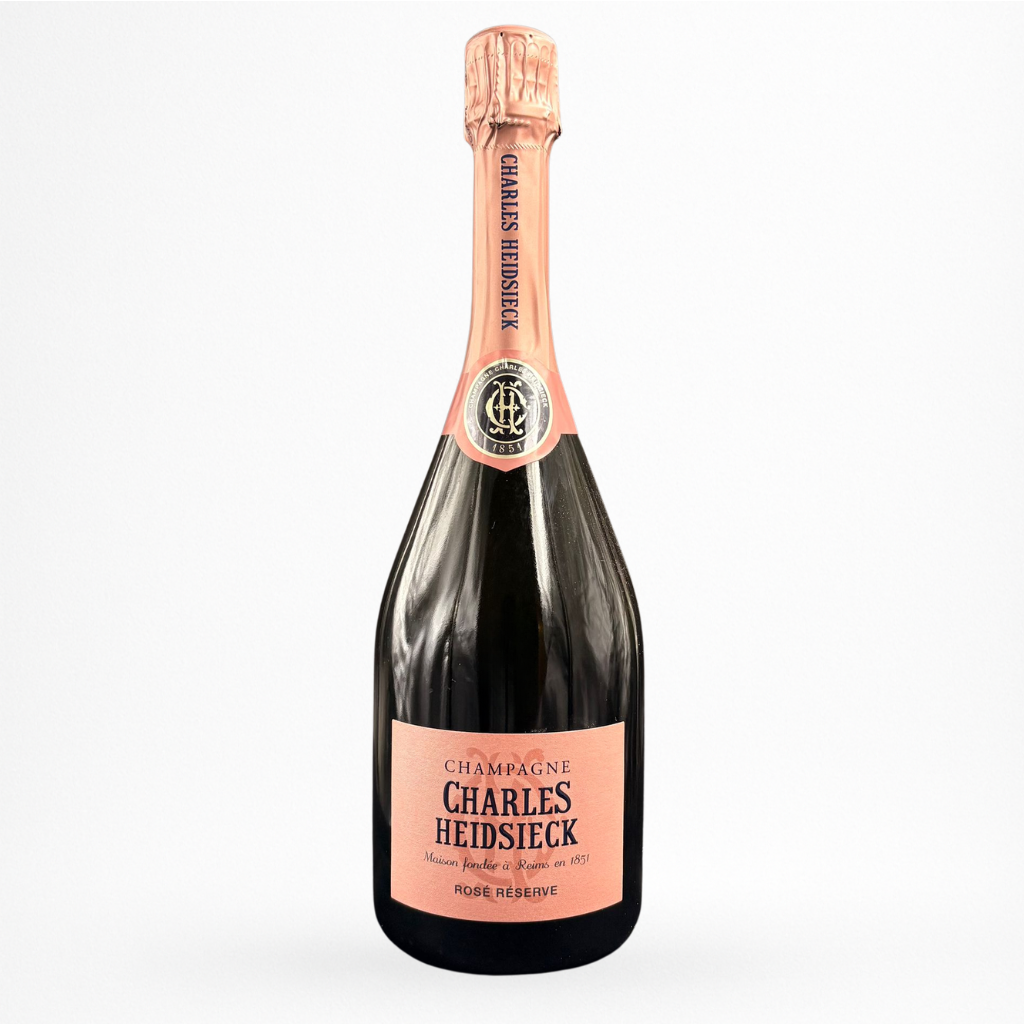 Bouteille de champagne Charles Heidsieck Rosé Réserve Brut AOC Champagne