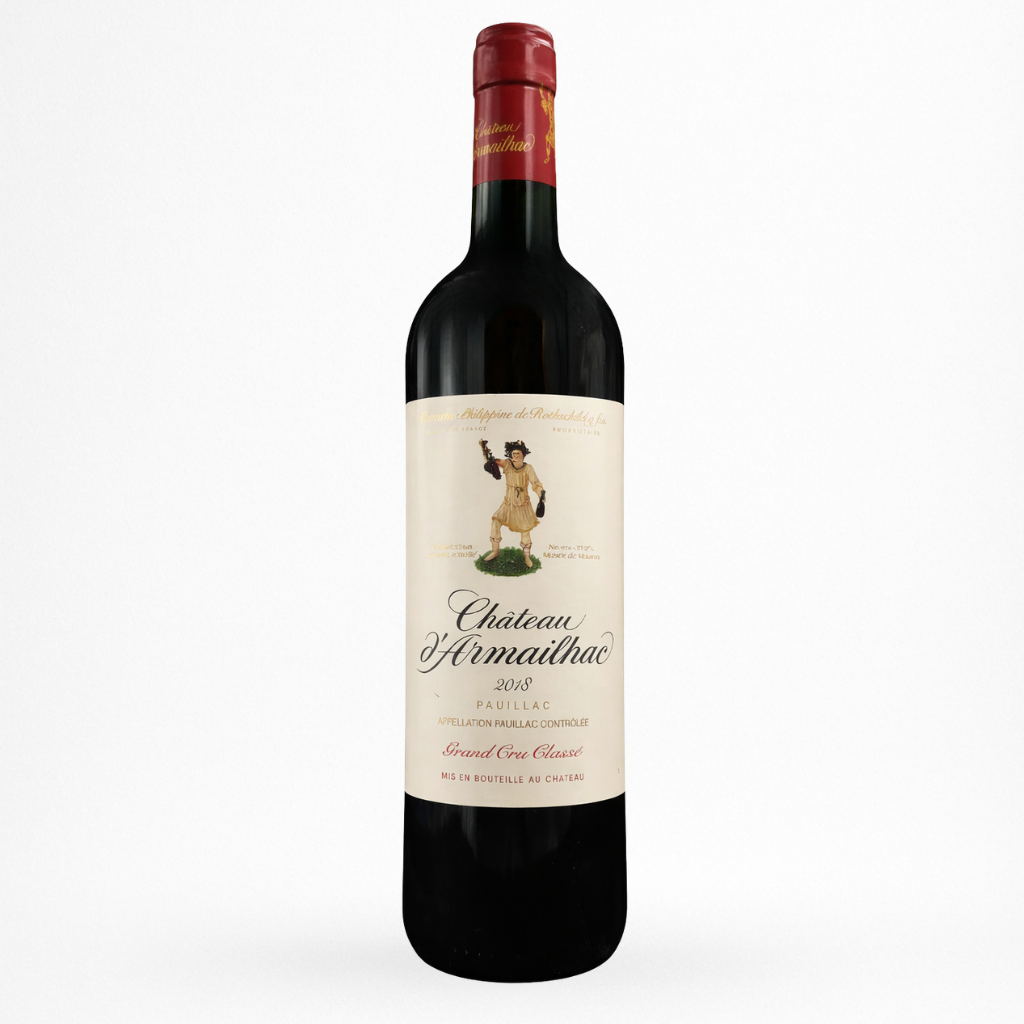 Bouteille de vin Château d’Armailhac 2018 AOC Pauillac Grand Cru Classé