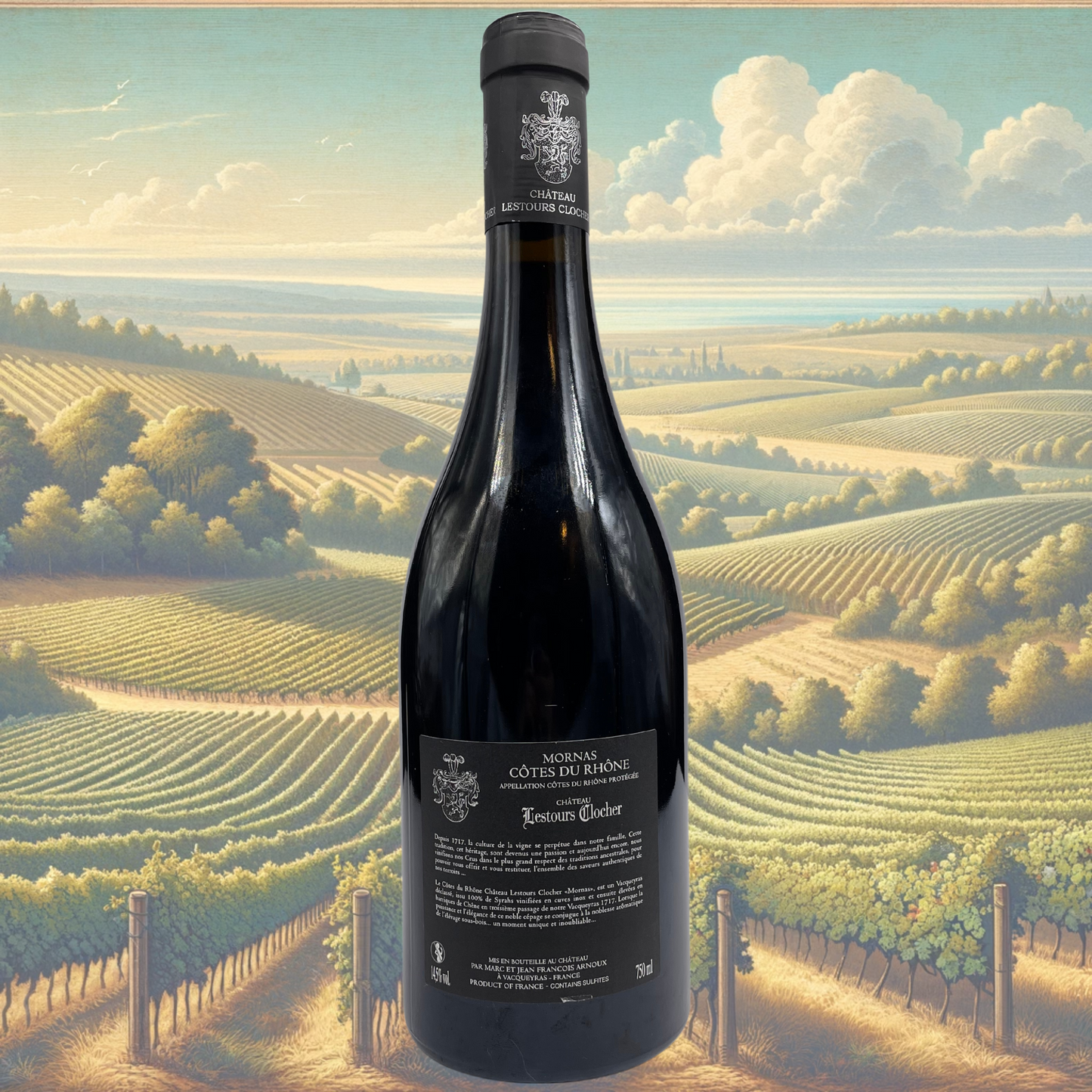 Château Lestours Clocher - Mornas - 2022 - Côtes du Rhône