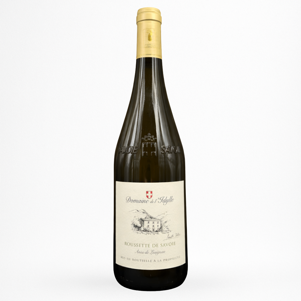 Bouteille de vin Domaine de L'Idylle Anne de Lusignan 2023 AOC Savoie Roussette