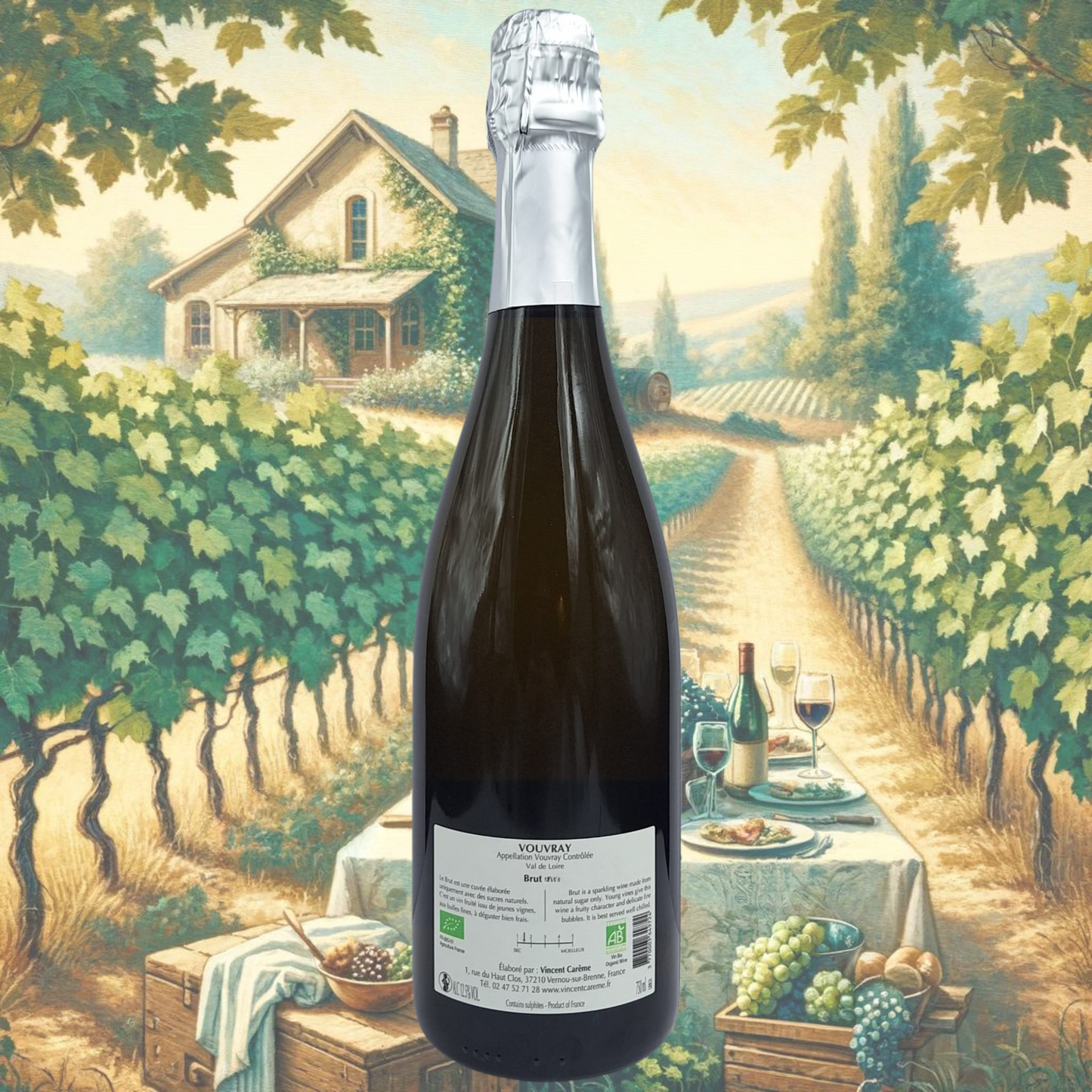 Domaine Vincent Carême -2022 - Brut Nature - Brut - Vouvray