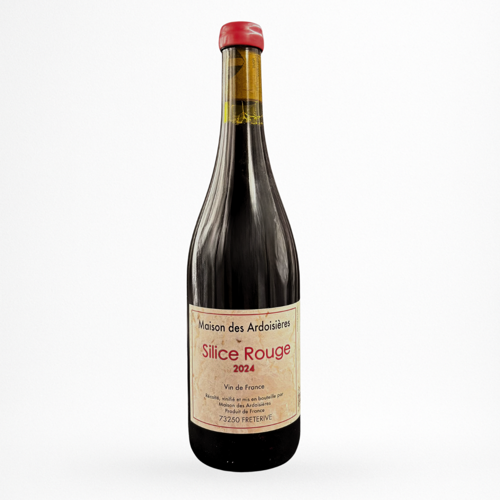 Bouteille de vin Maison des Ardoisières Silice Rouge 2024 AOC Vin de Savoie