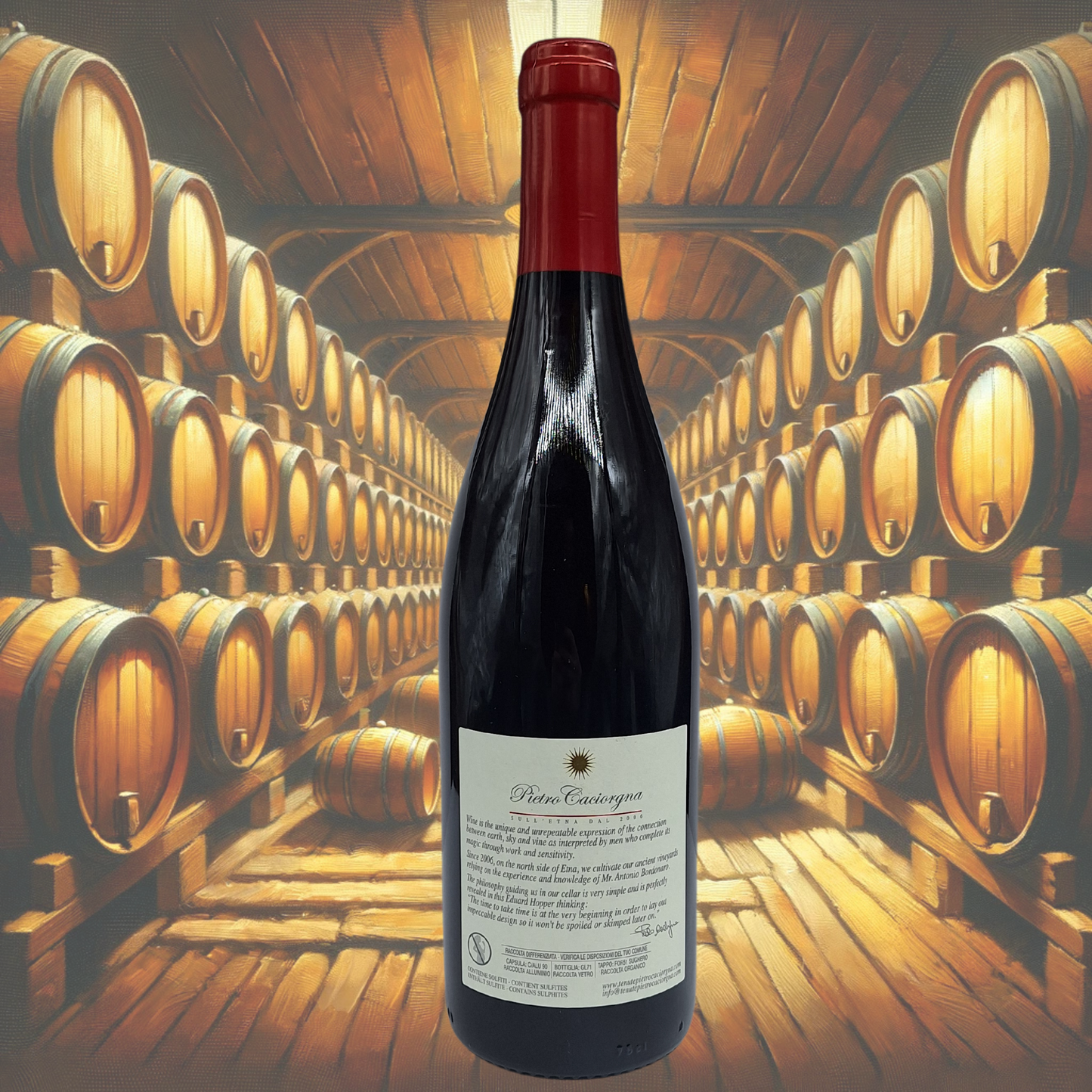 Pietro Caciorgna - Ciauria - 2024 - DOCG Etna Rosso- Vin d'Italie