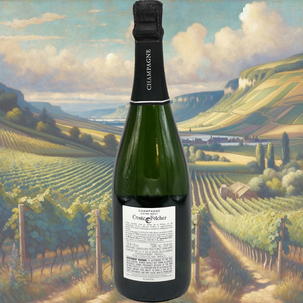 Coste Folcher - Royal Blue Extra Brut - Champagne
