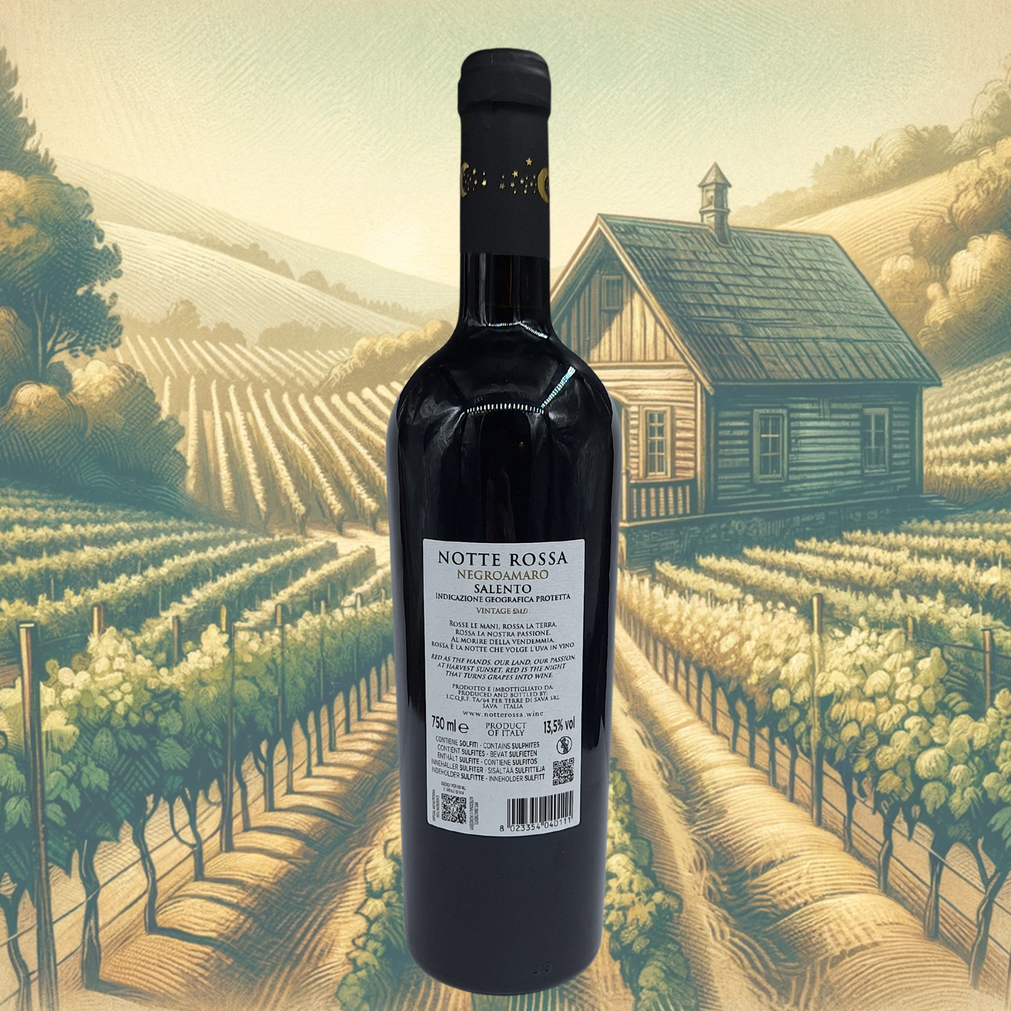 Notte Rossa - Negroamaro - 2024 - IGP Salento - Vin d'Italie