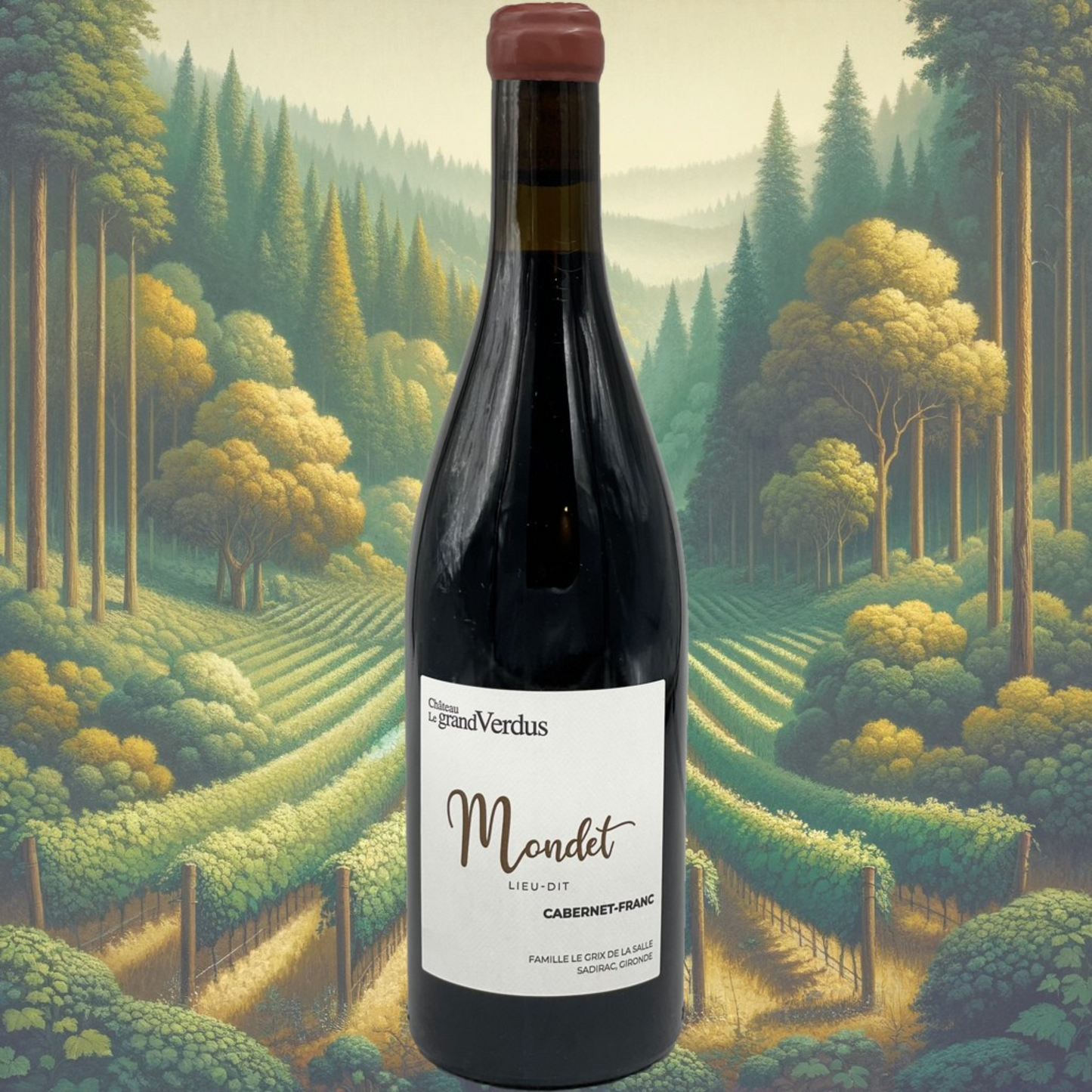Château le Grand Verdus - Lieu-dit Mondet Cabernet-Franc - 2020 - Vin de Bordeaux Supérieur