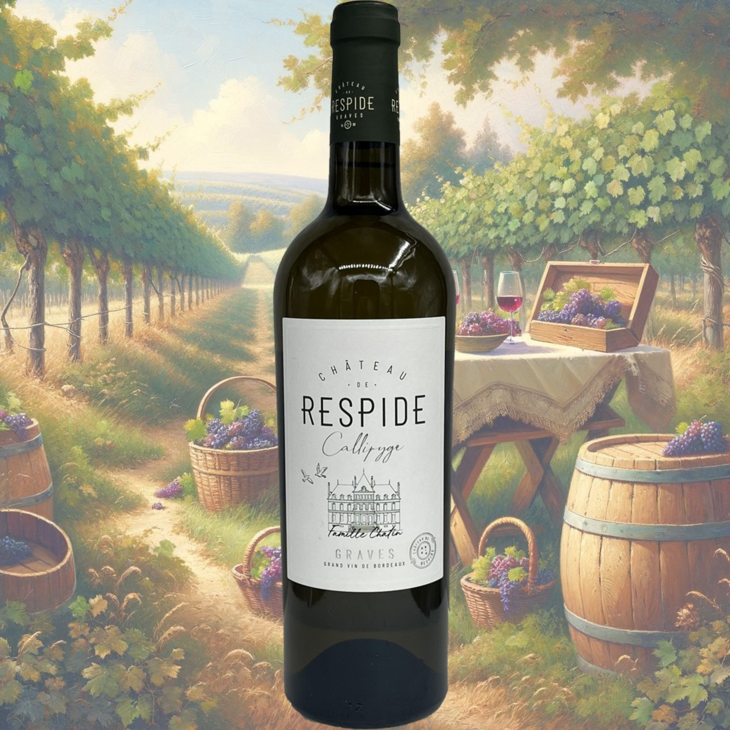 Château de Respide - Callipyge Blanc - 2022 - Vin de Graves