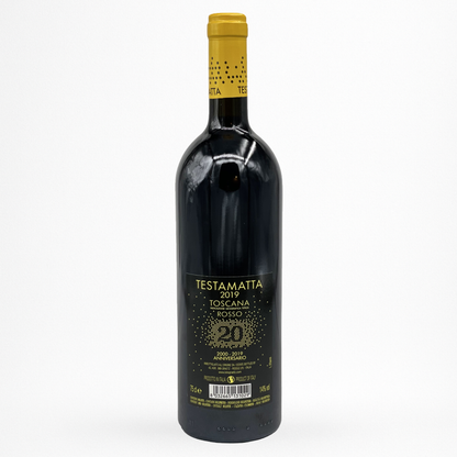 Bibi Graetz – Testamatta 2019 – Toscana IGT – vin rouge italien – contre etiquette bouteille sur fond blanc (packshot)
