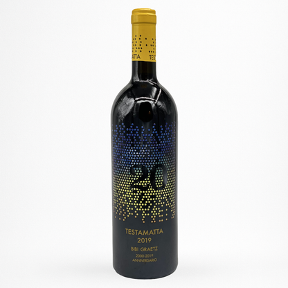 Bibi Graetz – Testamatta 2019 – Toscana IGT – vin rouge italien – bouteille sur fond blanc (packshot)