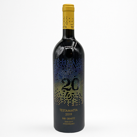 Bibi Graetz – Testamatta 2019 – Toscana IGT – vin rouge italien – bouteille sur fond blanc (packshot)