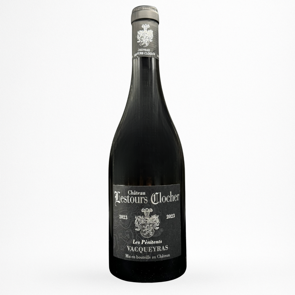 Bouteille de vin Château Lestours Clocher Les Pénitents Blanc 2023 AOC Vacqueyras