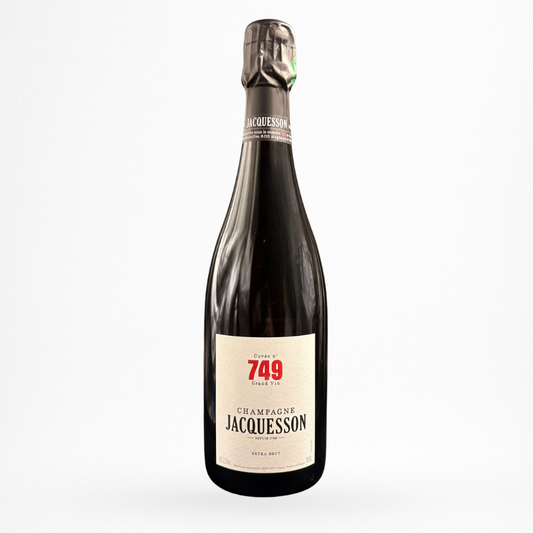 Bouteille de champagne Jacquesson Cuvée 749 Extra-Brut AOC Champagne