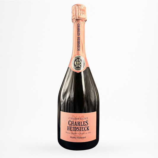Bouteille de champagne Charles Heidsieck Rosé Réserve Brut AOC Champagne