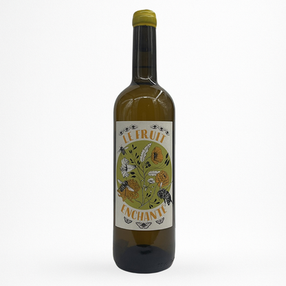 Château Carsin Le Fruit Enchanté Charivari – Bordeaux blanc (75 cl), vin frais et floral, bouteille avec étiquette botanique
