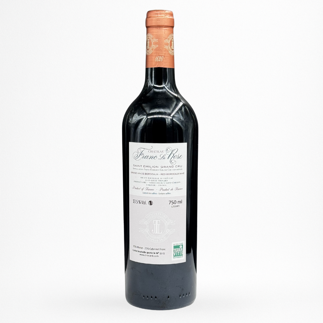 Château Franc La Rose - 2022 - vin de l'AOC Saint-Émilion Grand Cru