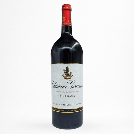 Château Giscours Magnum 2005 – Margaux (Grand Cru Classé 1855), grand format 1,5 L, vin rouge de Bordeaux, bouteille packshot sur fond blanc