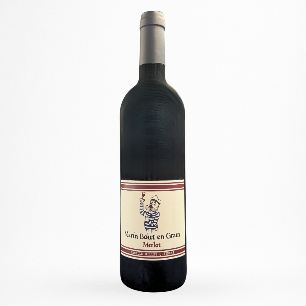 Bouteille de vin Château Grand Peyruchet Le Marin Bout-en-Grain 2020 Vin de pays de l’Atlantique