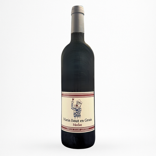 Bouteille de vin Château Grand Peyruchet Le Marin Bout-en-Grain 2020 Vin de pays de l’Atlantique