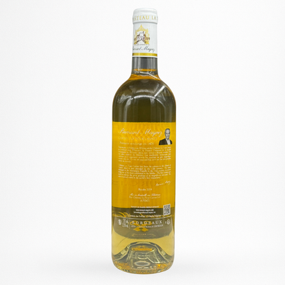 Château La Tour Carnet 2019 — Bordeaux Blanc AOC, contre etiquette bouteille 75 cl sur fond blanc