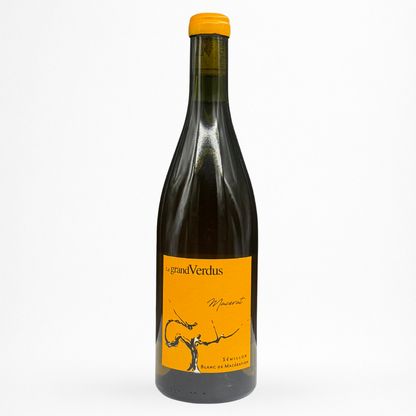 Château Le Grand Verdus Macérat Orange — Vin de France, vin orange (macération), bouteille 75 cl sur fond blanc