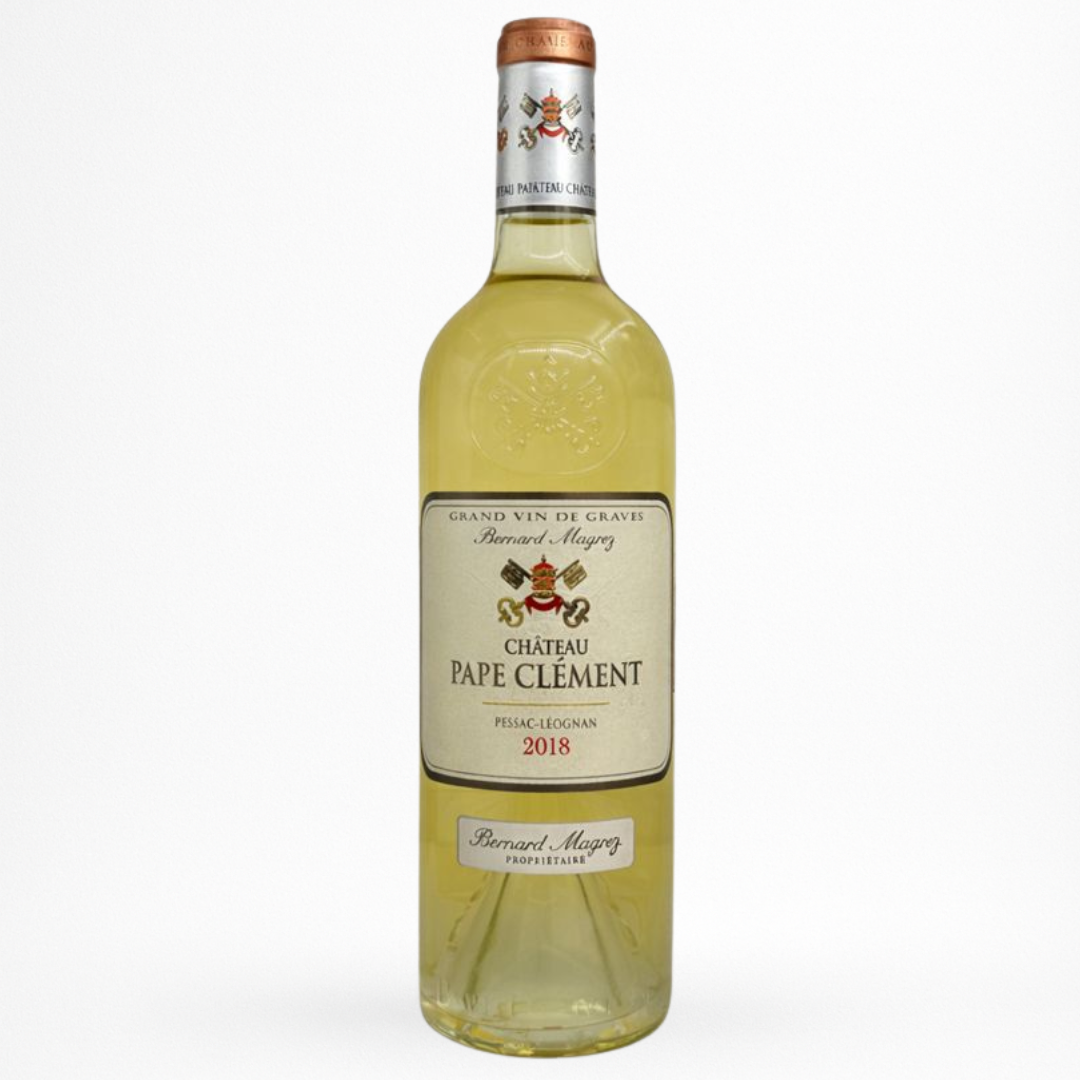 Bouteille de vin blanc Château Pape Clément Blanc 2018 – Bordeaux blanc – AOC Pessac-Léognan – Bernard Magrez