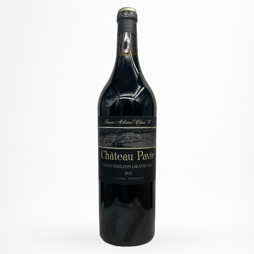 Bouteille de vin rouge Château Pavie 2012 – Saint-Émilion Grand Cru – Premier Grand Cru Classé A – Bordeaux
