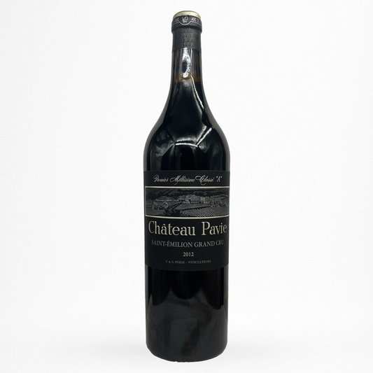 Bouteille de vin rouge Château Pavie 2012 – Saint-Émilion Grand Cru – Premier Grand Cru Classé A – Bordeaux