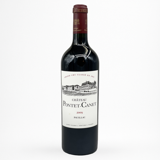 Bouteille de vin rouge Château Pontet-Canet 2009 – AOC Pauillac (Bordeaux) – Grand Cru Classé 1855