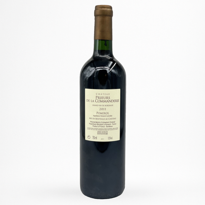 Bouteille de vin rouge Château Prieurs de la Commanderie 2011 – AOC Pomerol (Bordeaux)