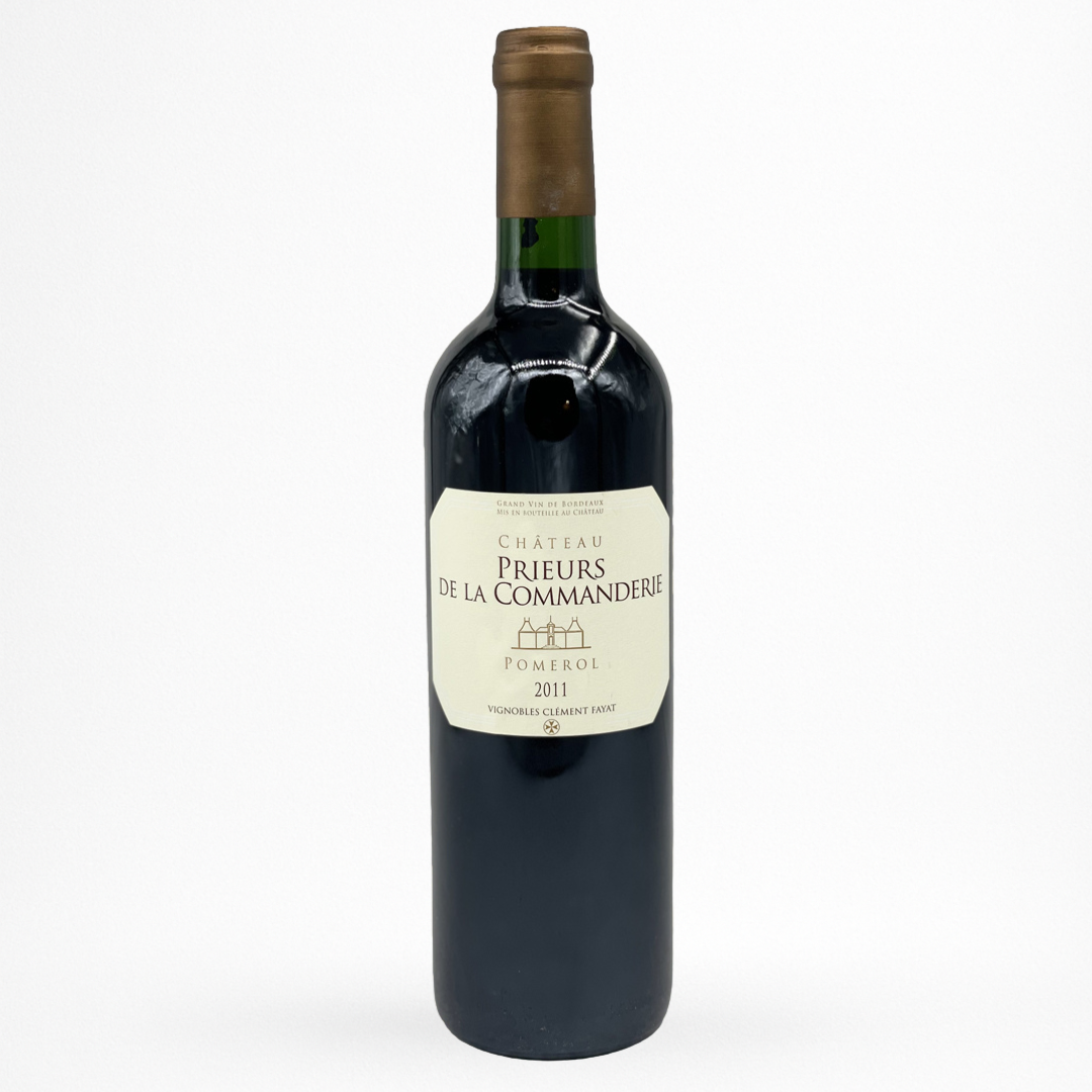 Bouteille de vin rouge Château Prieurs de la Commanderie 2011 – AOC Pomerol (Bordeaux)