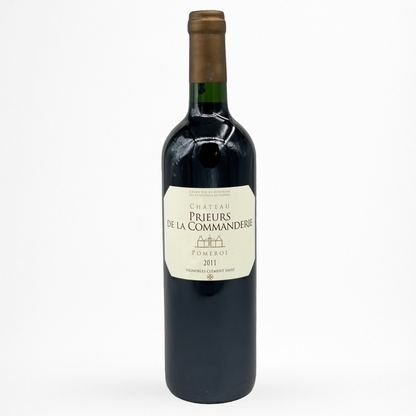 Bouteille de vin rouge Château Prieurs de la Commanderie 2011 – AOC Pomerol (Bordeaux)