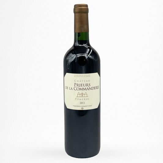 Bouteille de vin rouge Château Prieurs de la Commanderie 2011 – AOC Pomerol (Bordeaux)