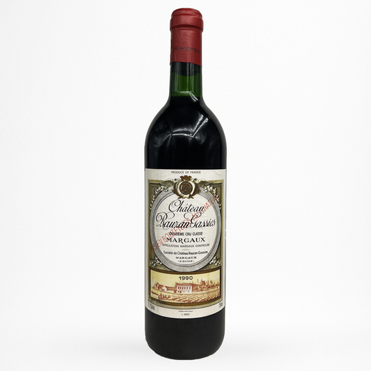 Bouteille de vin Château Rauzan-Gassies - 1990 - Vin de Margaux