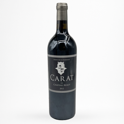 Bouteille de vin Château Réaut - Carat - 2012 - Vin de Cadillac Côtes de Bordeaux