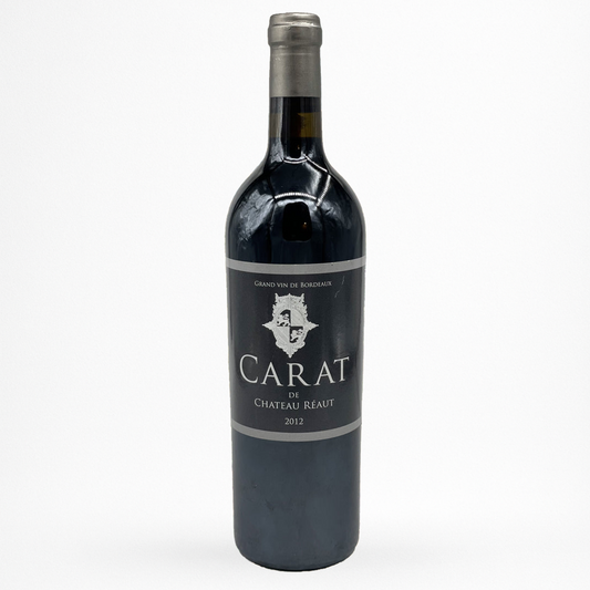 Bouteille de vin Château Réaut - Carat - 2012 - Vin de Cadillac Côtes de Bordeaux