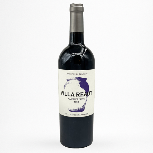 Bouteille de vin Château Réaut - Villa Réaut Cabernet Franc - 2020 - Vin de Cadillac Côtes de Bordeaux
