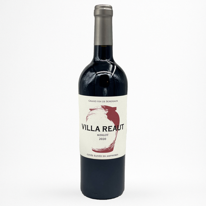 Bouteille de vin Château Réaut - Villa Réaut Merlot - 2020 - Vin de Cadillac Côtes de Bordeaux