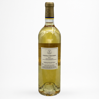Contre etiquette bouteille de vin Château Rieussec - 2017 - Vin de Sauternes