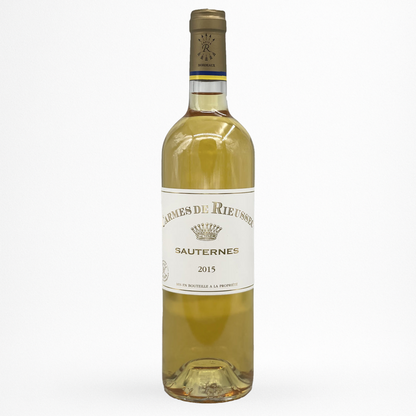 Bouteille de vin Château Rieussec - Carmes de Rieussec - 2015 - Vin de Sauternes