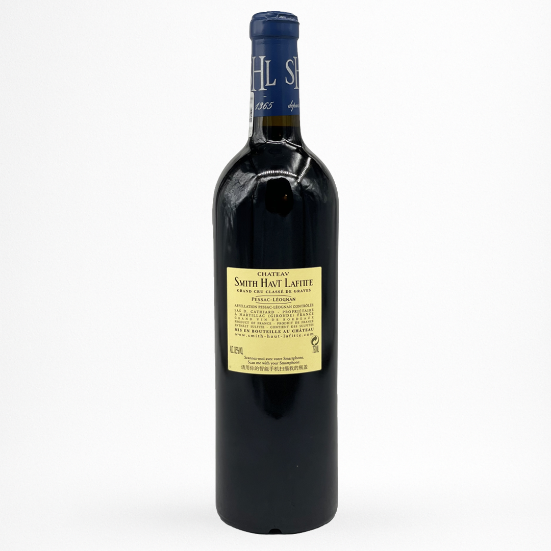 Contre etiquette bouteille de vin Château Smith Haut Lafitte - 2011 - Vin de Pessac-Léognan