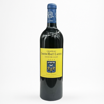 Château Smith Haut Lafitte – Pessac-Léognan AOC, vin rouge de Bordeaux, bouteille 75 cl, packshot sur fond blanc.