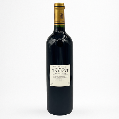 Contre etiquette bouteille de vin Château Talbot - 2005 - Vin de Saint-Julien