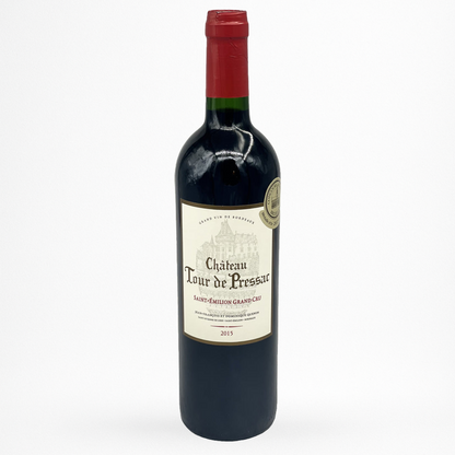 Bouteille de vin Château Tour de Pressac - 2015 - Vin de Saint-Emilion Grand Cru