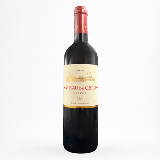 Bouteille de vin Château de Cérons 2020 AOC Graves