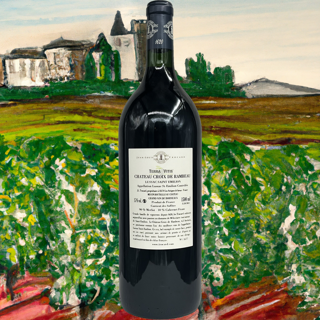 Château la Croix de Rambeau - 2018 - Magnum - Vin de Lussac Saint-Emilion