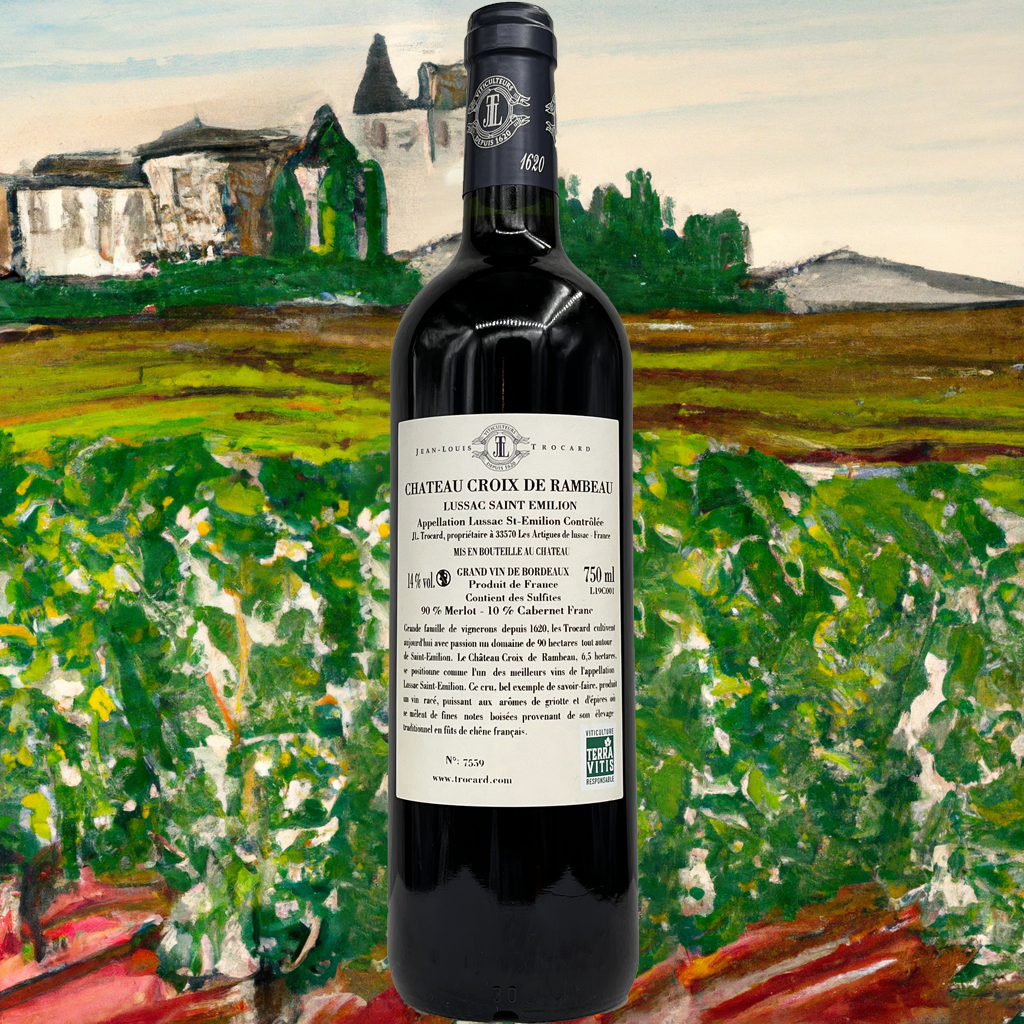 Château Croix de Rambeau - 2018 - Vin de Lussac Saint-Emilion