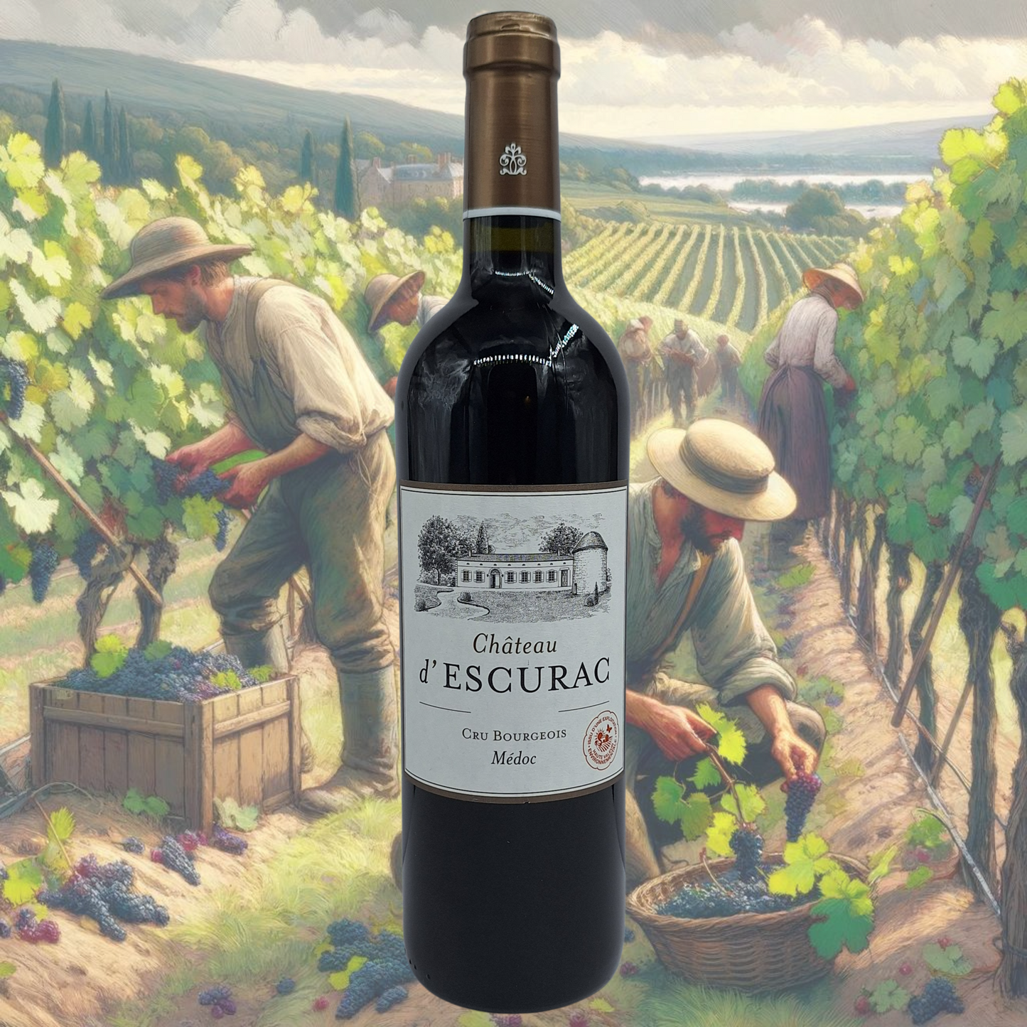 Château d'Escurac - Cru Bourgeois - 2016 - Vin du Médoc