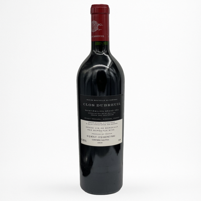 Contre etiquette bouteille de vin Clos Dubreuil - 2009 - Vin de Saint-Emilion Grand Cru
