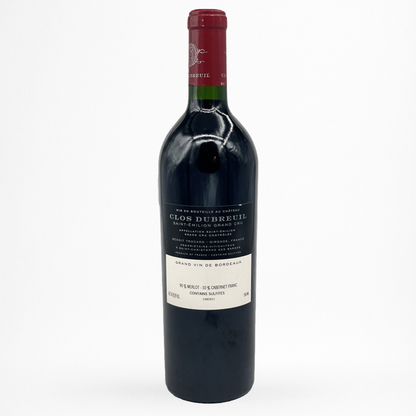 Contre etiquette bouteille de vin Clos Dubreuil - 2011 - Vin de Saint-Emilion Grand Cru