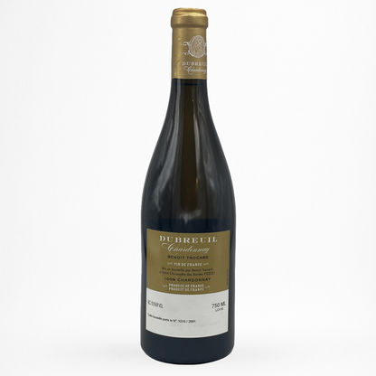 Contre etiquette bouteille de vin Clos Dubreuil - Chardonnay - 2018 - Vin de France